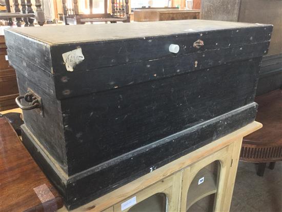 Carpenters chest with various tools inside made in 1909